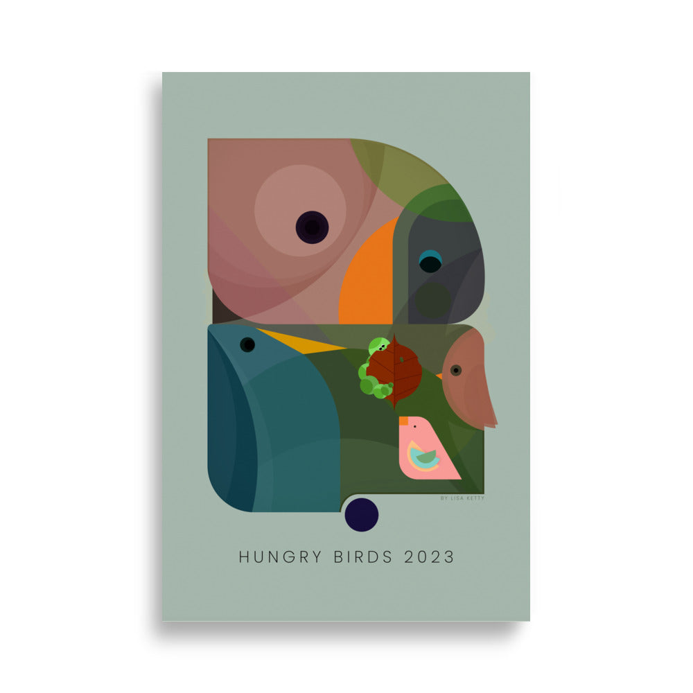 Hungry Birds Poster - HiPosterShop