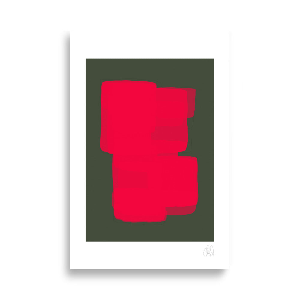 Pink Minimal Poster - HiPosterShop