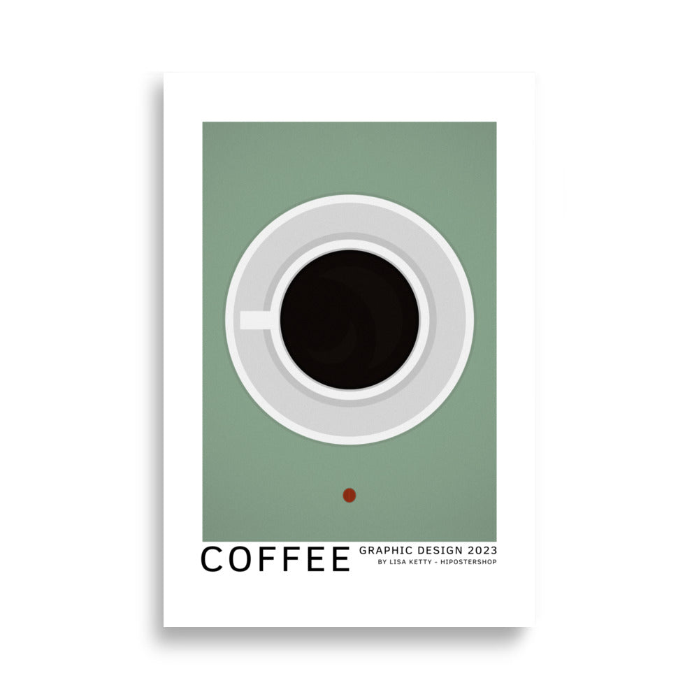 Grafisk kaffeplakat