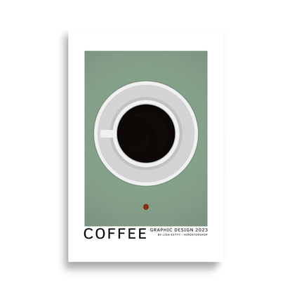 Grafisk kaffeplakat