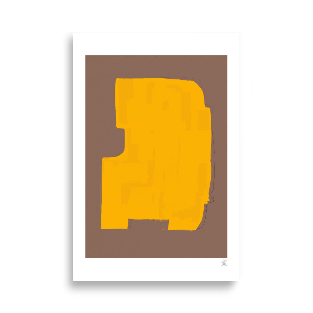 Yellow Monster Poster - HiPosterShop