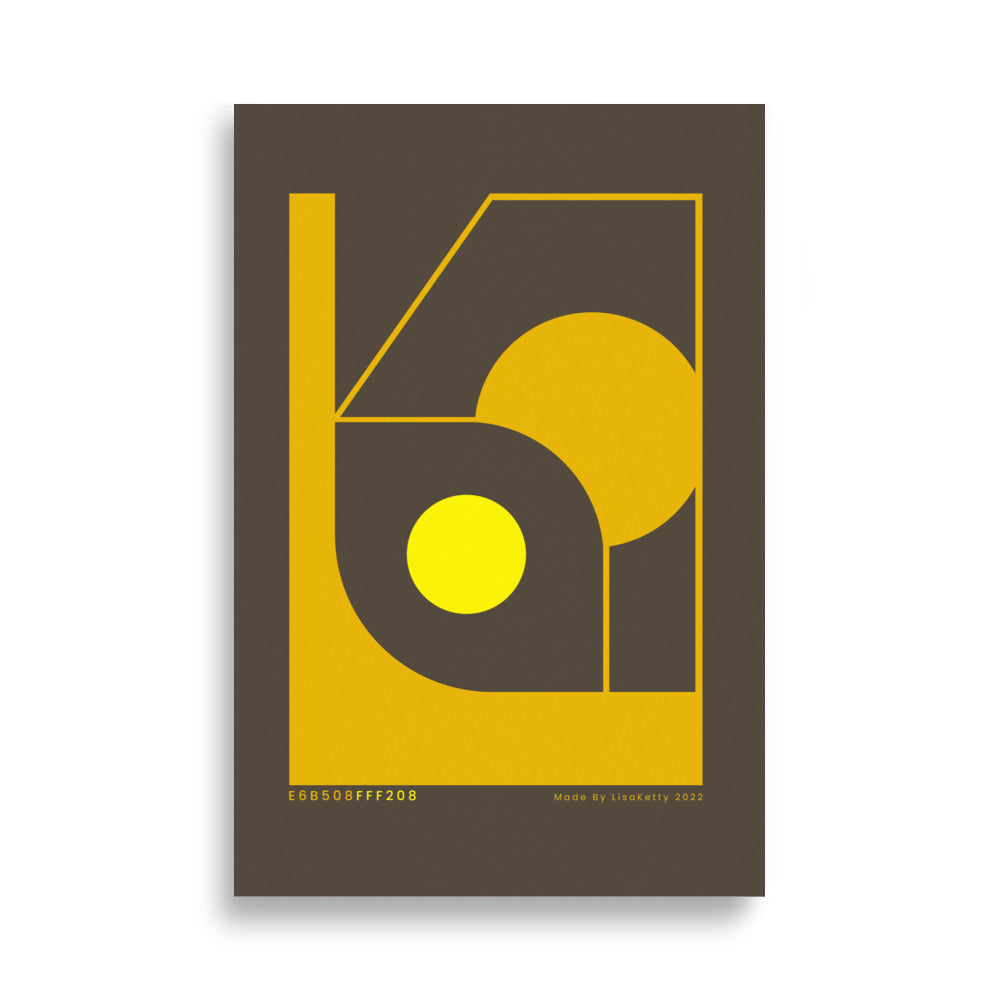 Color Code Yellow - HiPosterShop