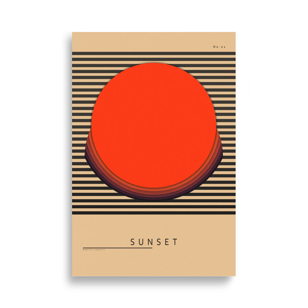 SUNSET Poster - HiPosterShop