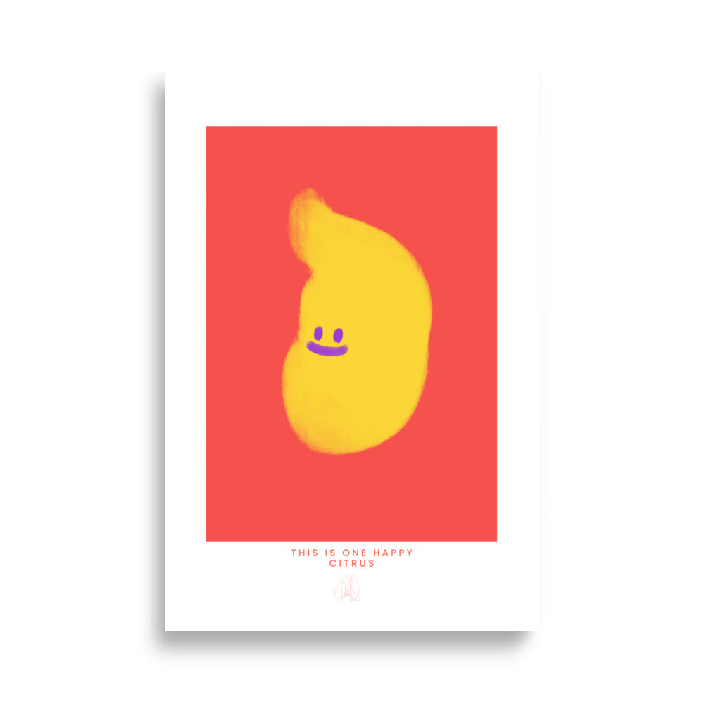 One Happy Citrus Poster - HiPosterShop