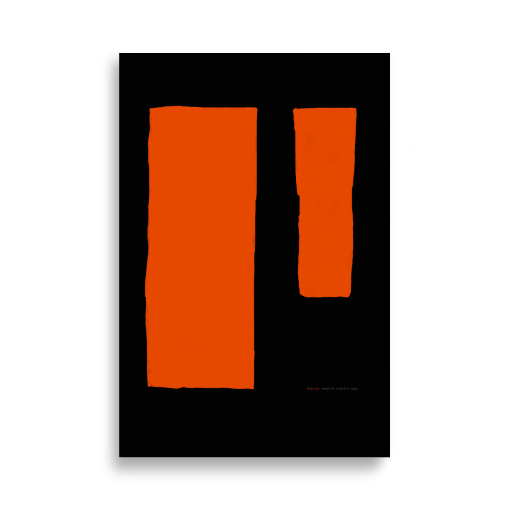 RED FOX poster - HiPosterShop