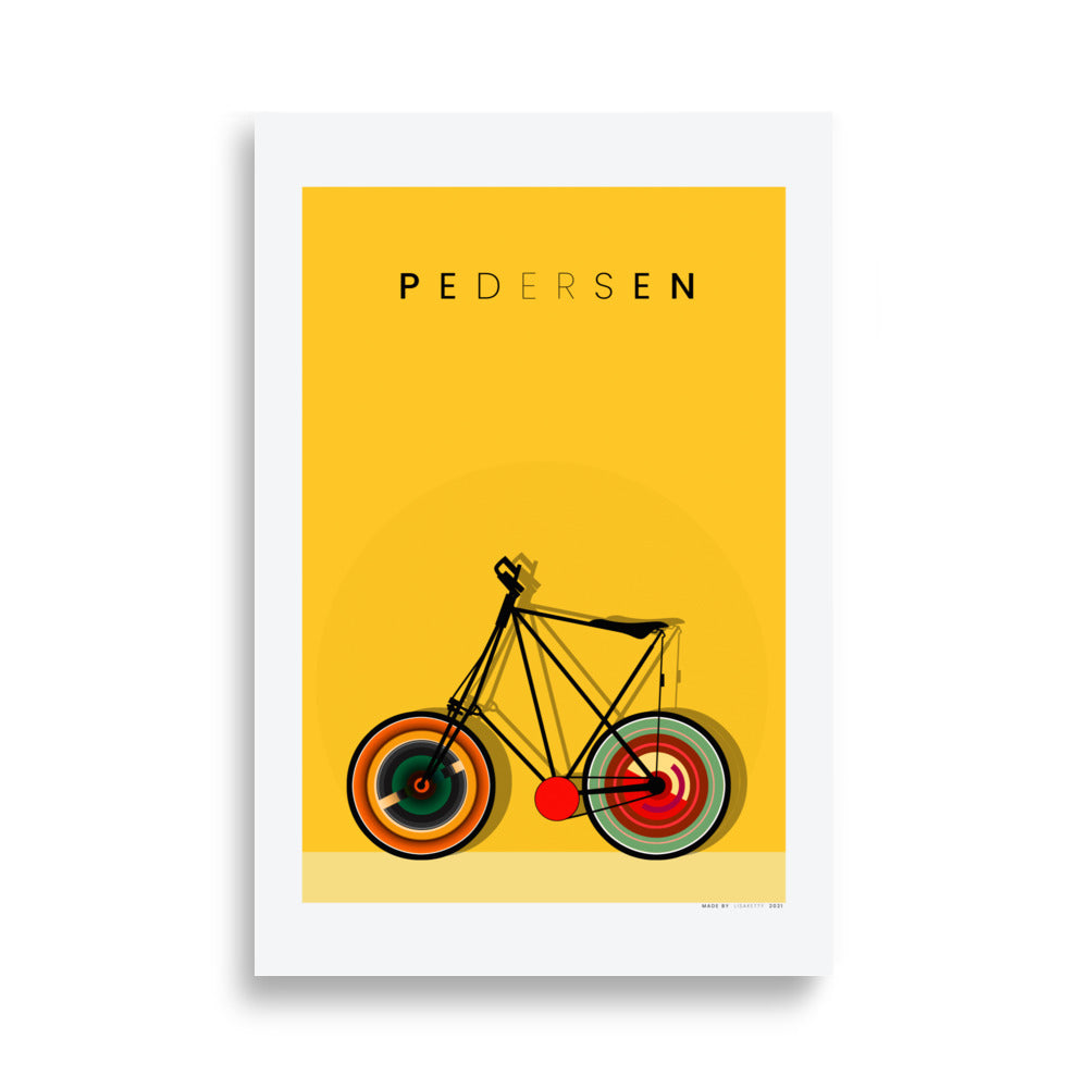Pedersen Bike Poster - HiPosterShop