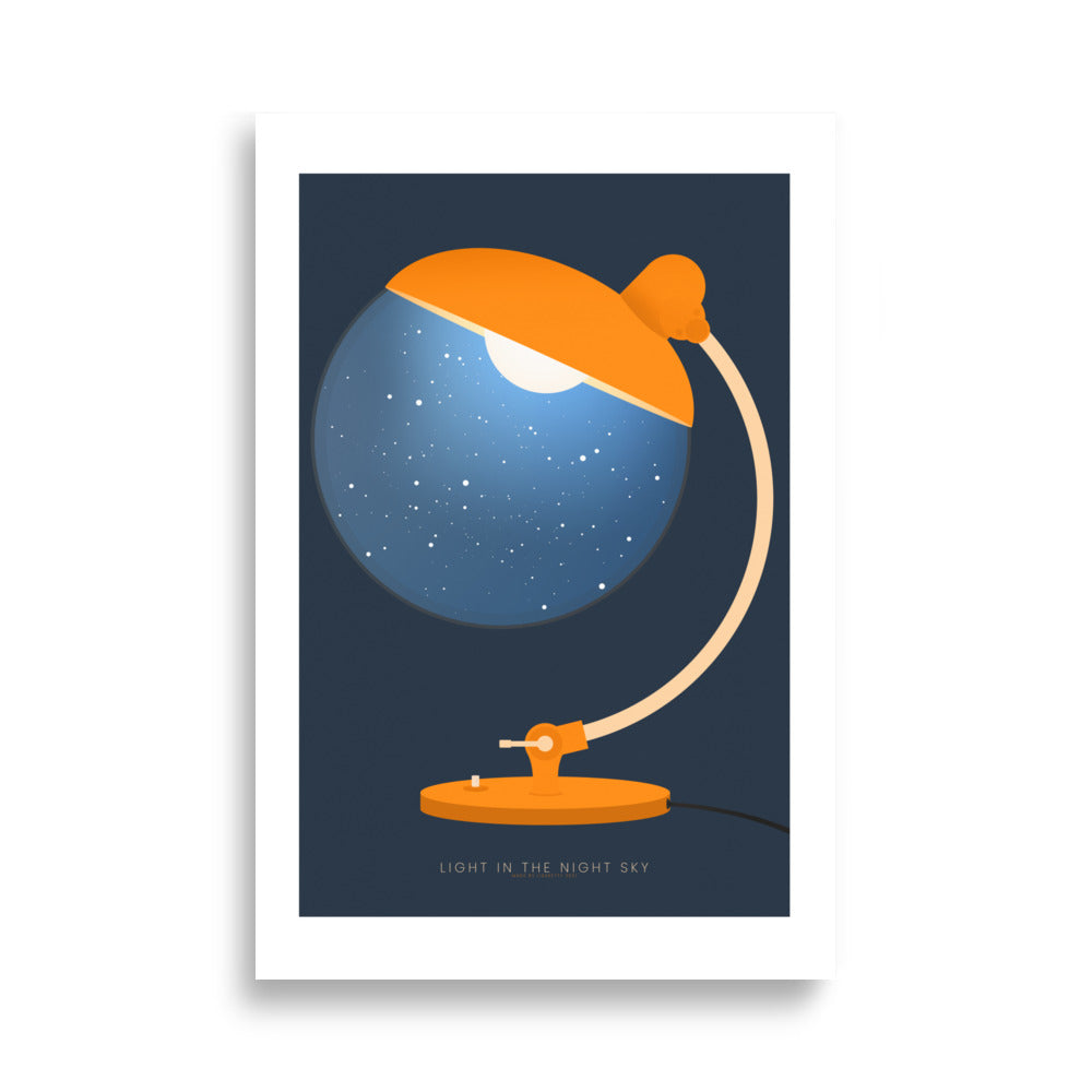 LIGHT IN THE NIGHT SKY Poster - HiPosterShop