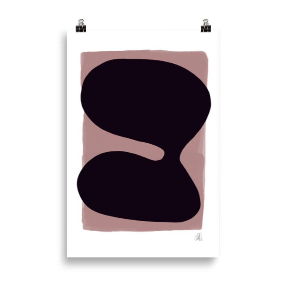 Purple blob poster | HiPosterShop