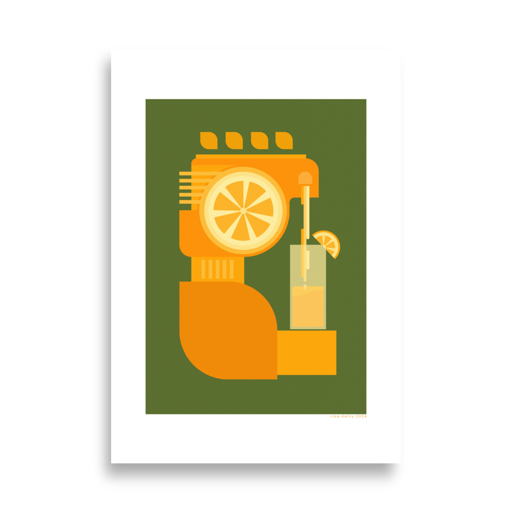 Orange Juice Maker Poster - HiPosterShop