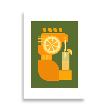 Orange Juice Maker Poster