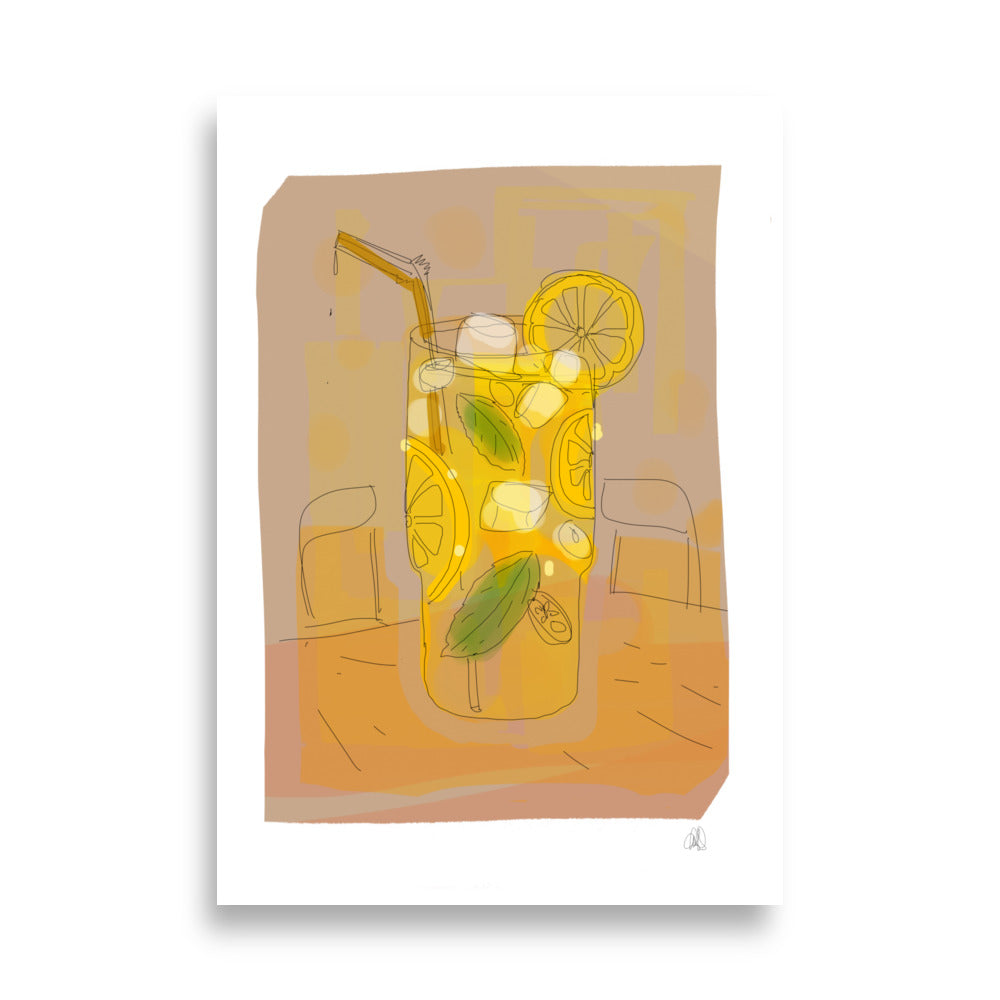 Lemon Drink Poster - HiPosterShop