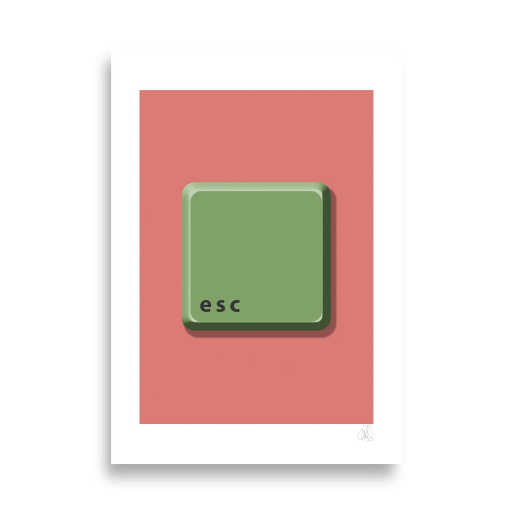 ESC to Paradise poster - HiPosterShop