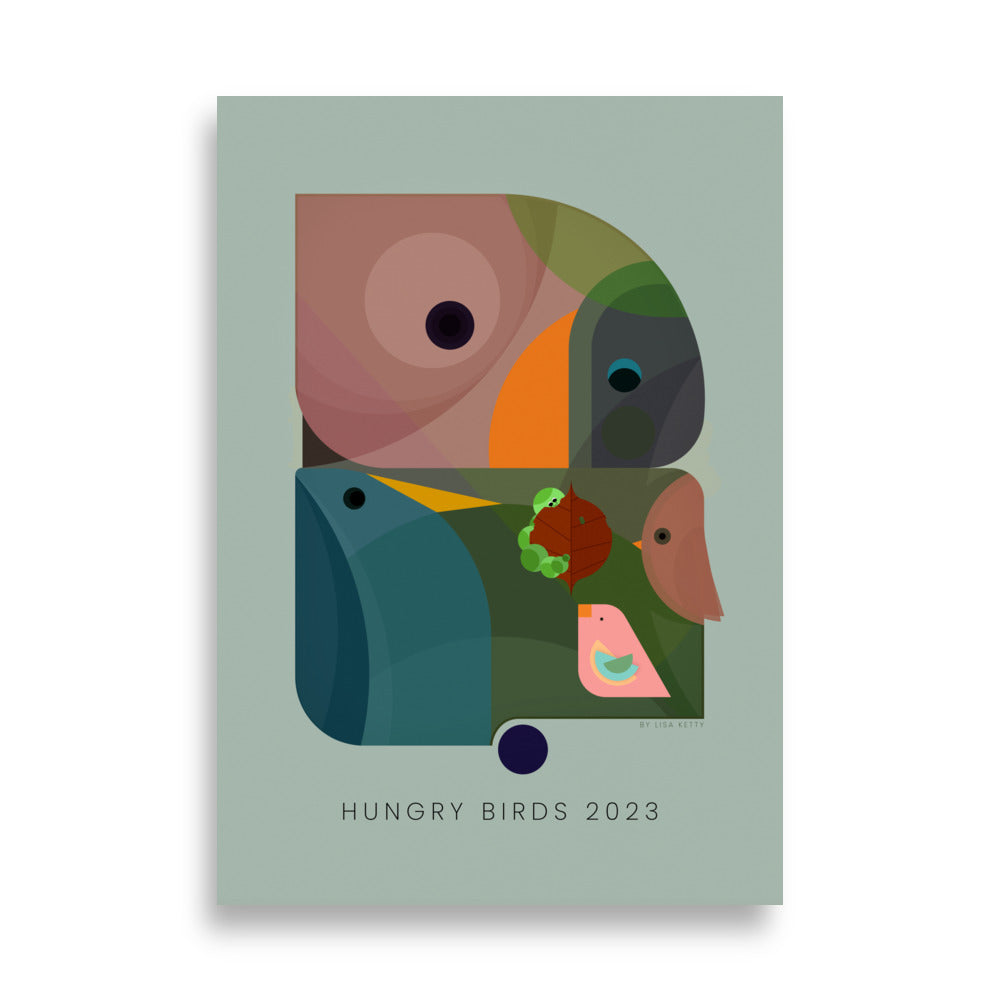 Hungry Birds Poster - HiPosterShop