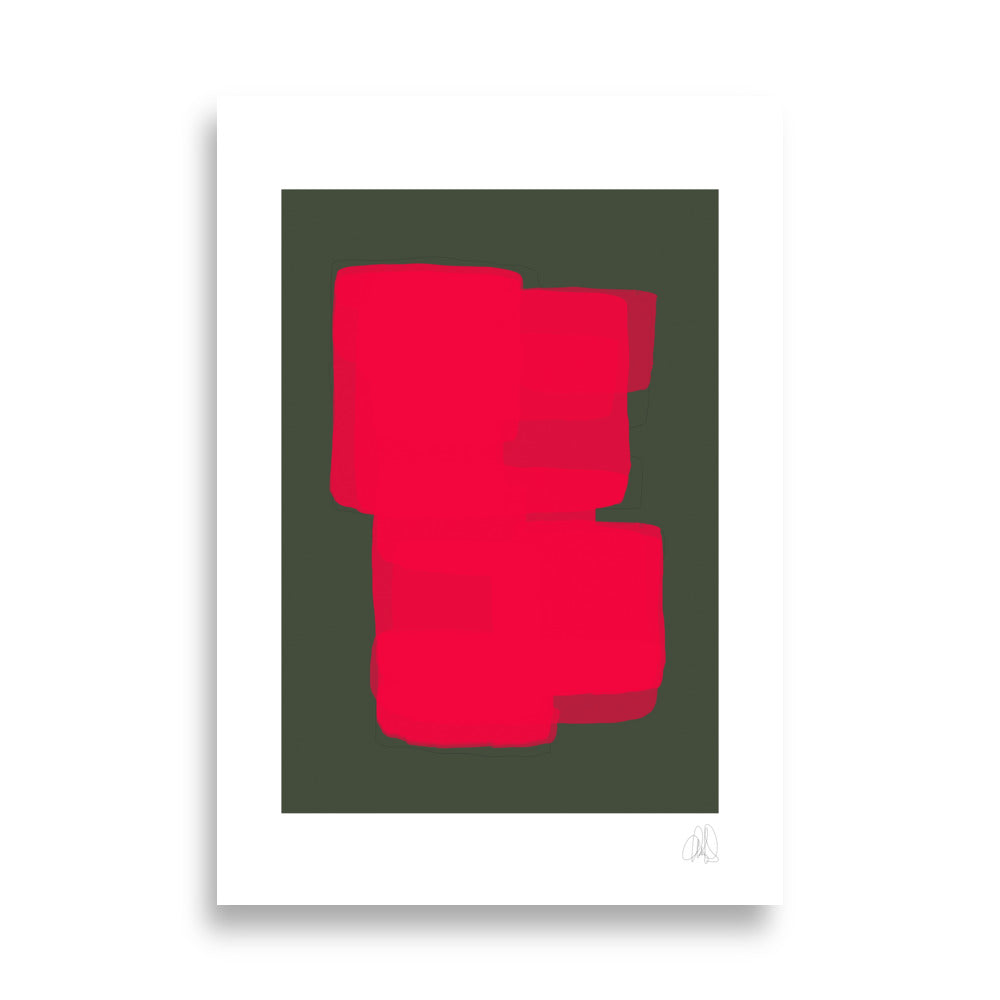 Pink Minimal Poster - HiPosterShop