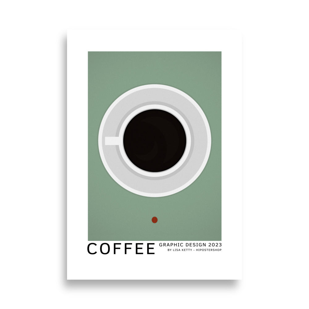 Graphic Coffee Poster - HiPosterShop