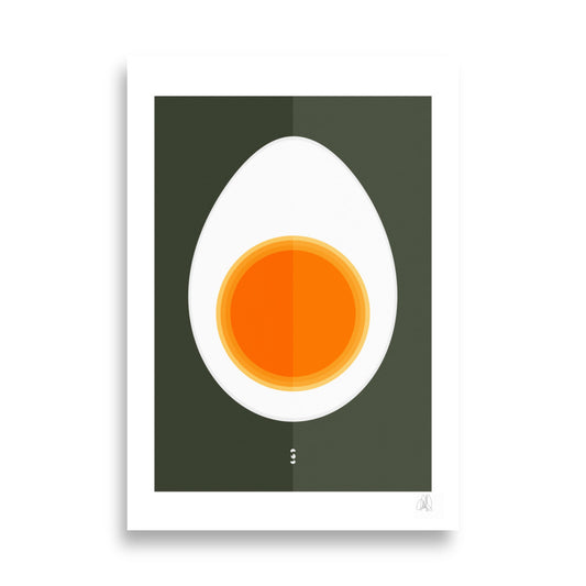 Half egg poster