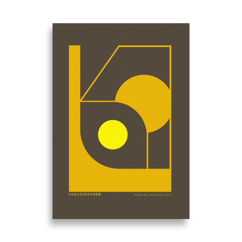 Color Code Yellow - HiPosterShop