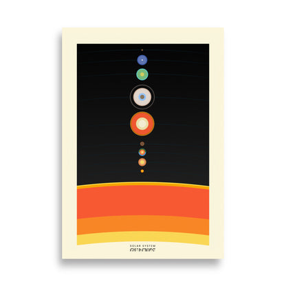 Solar System poster