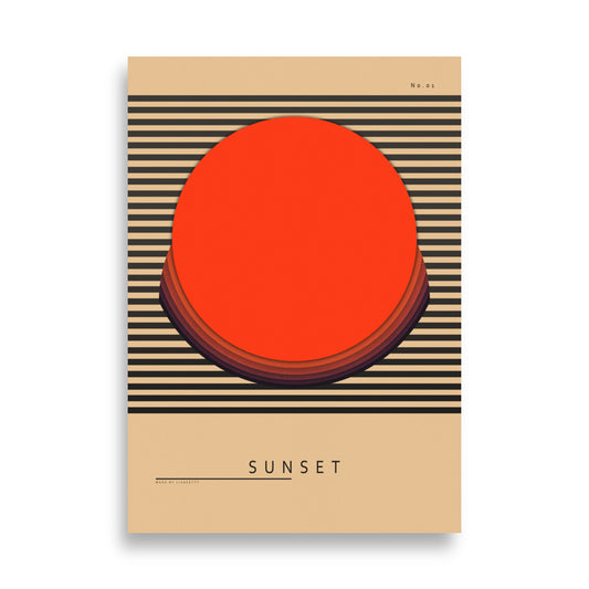 SUNSET Poster - HiPosterShop