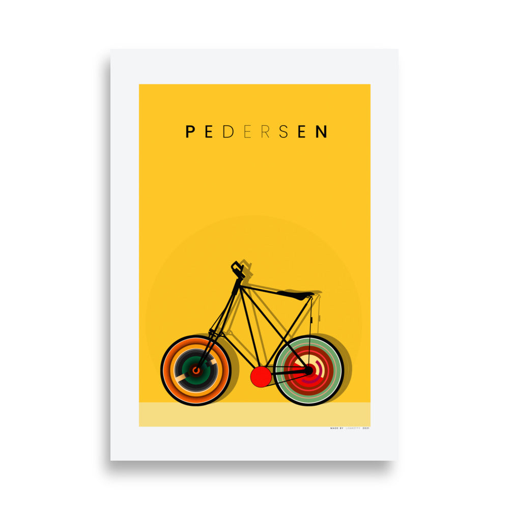 Pedersen Bike Poster - HiPosterShop