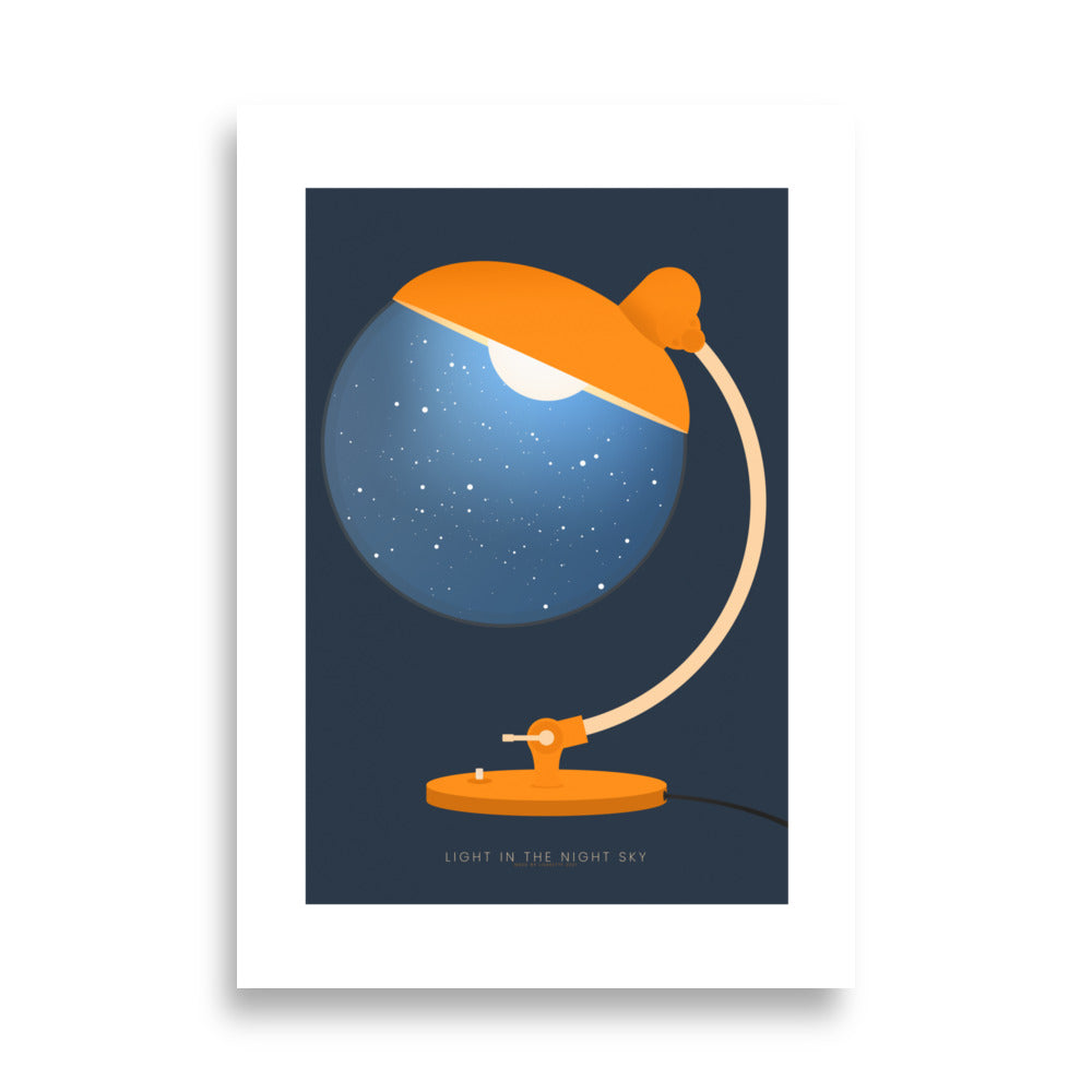 LIGHT IN THE NIGHT SKY Poster - HiPosterShop