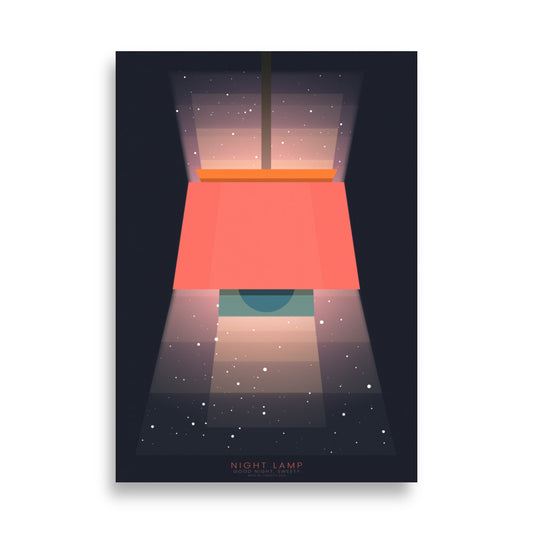 Lampe de nuit Poster