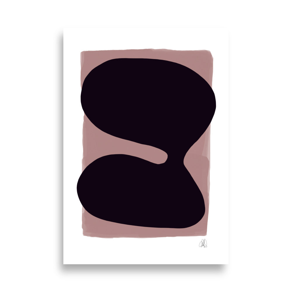 Purple blob poster - HiPosterShop