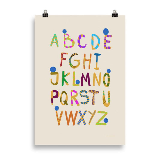 Fun Alphabet Poster - English