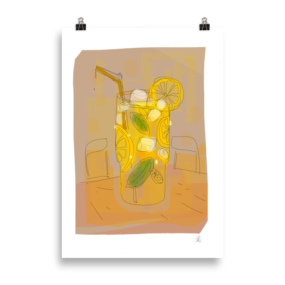 Lemon Drink Poster - HiPosterShop