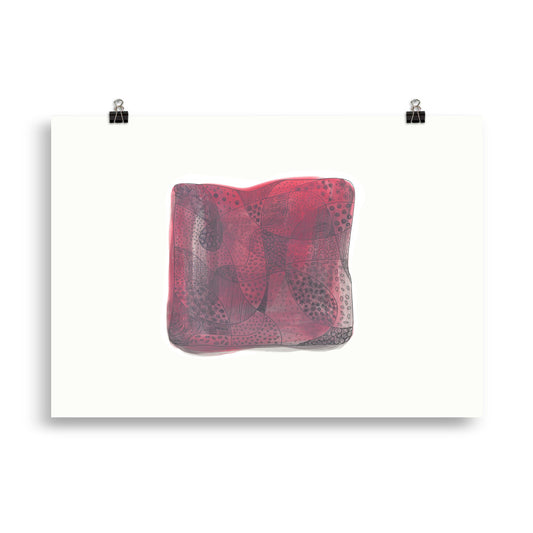 A tiny world in a square Poster