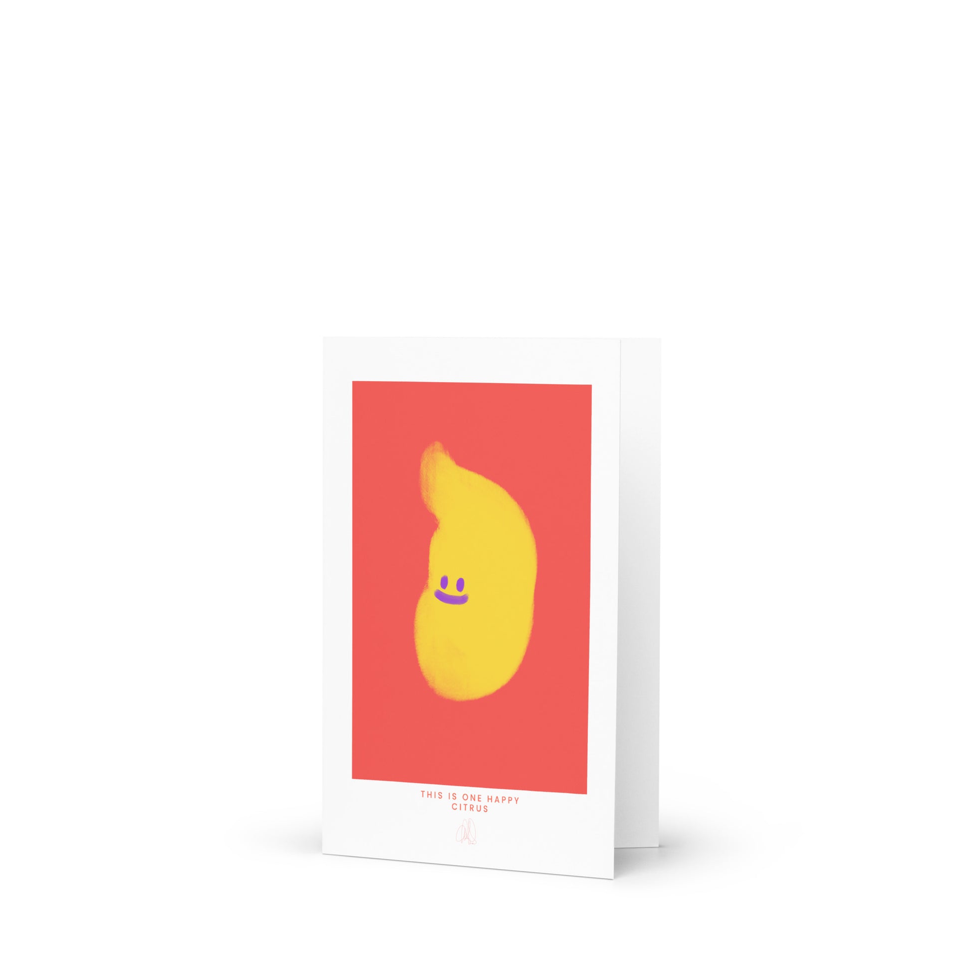 One Happy Citrus Greeting card - HiPosterShop