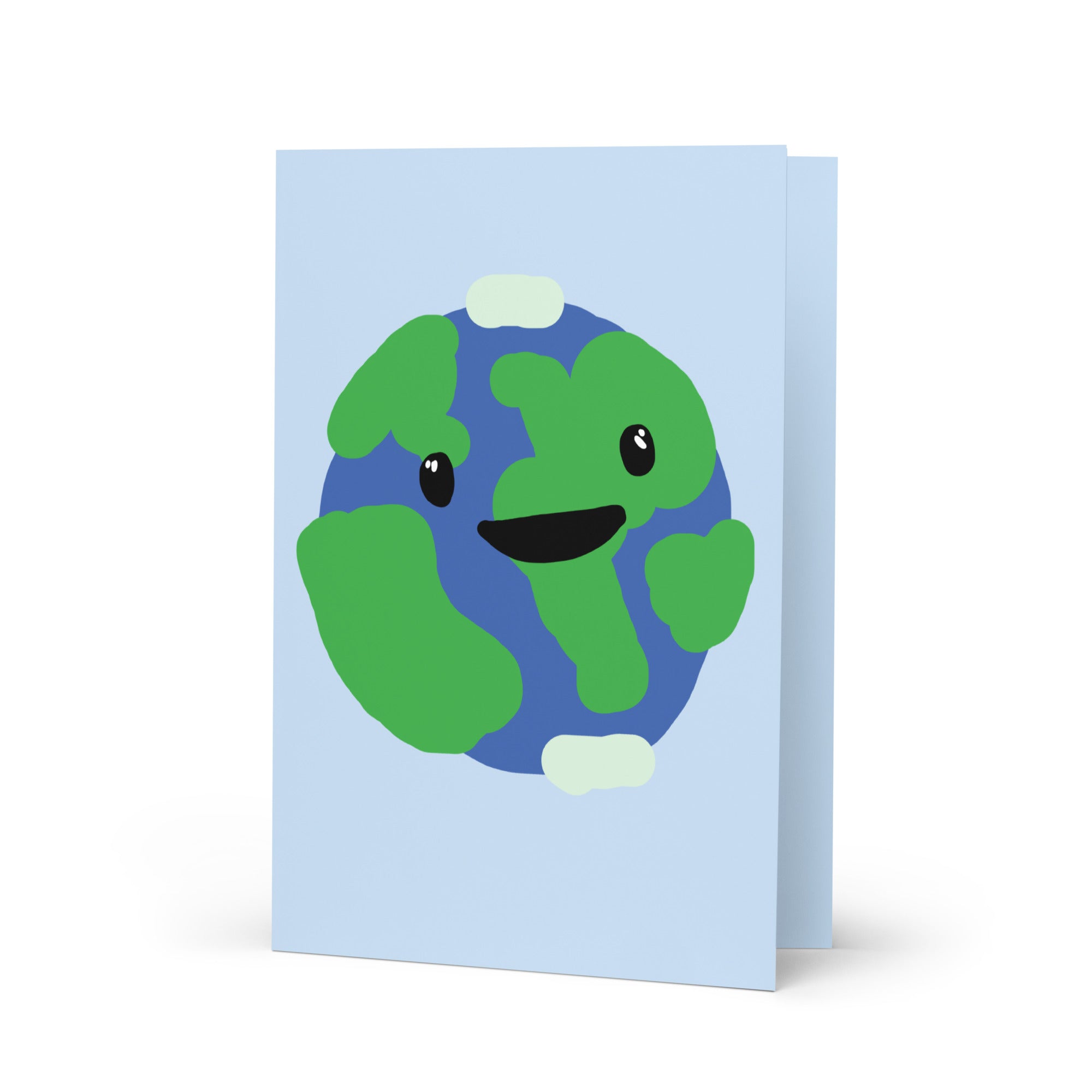 Cute Earth Greeting card - HiPosterShop