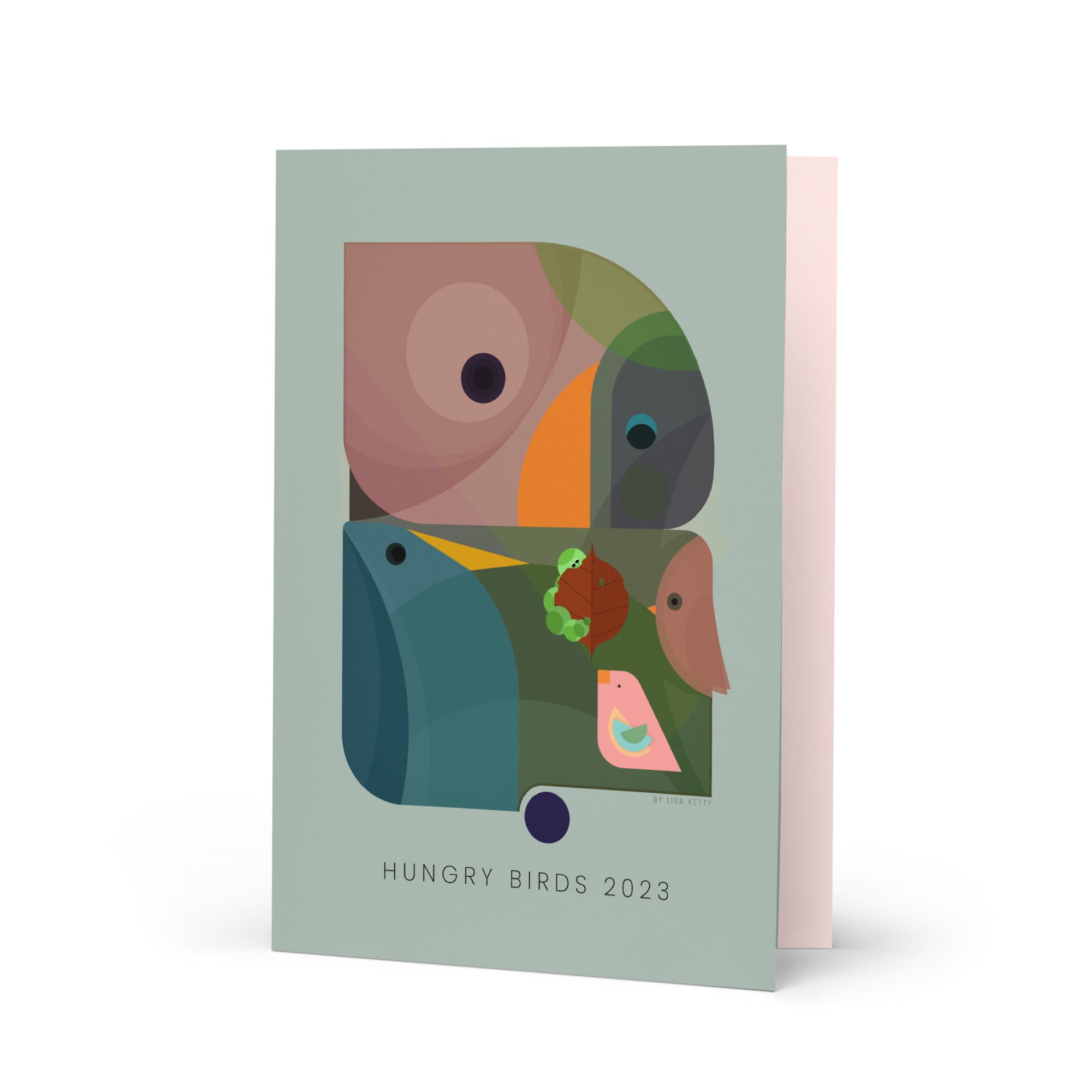 Hungry Birds Greeting card - HiPosterShop