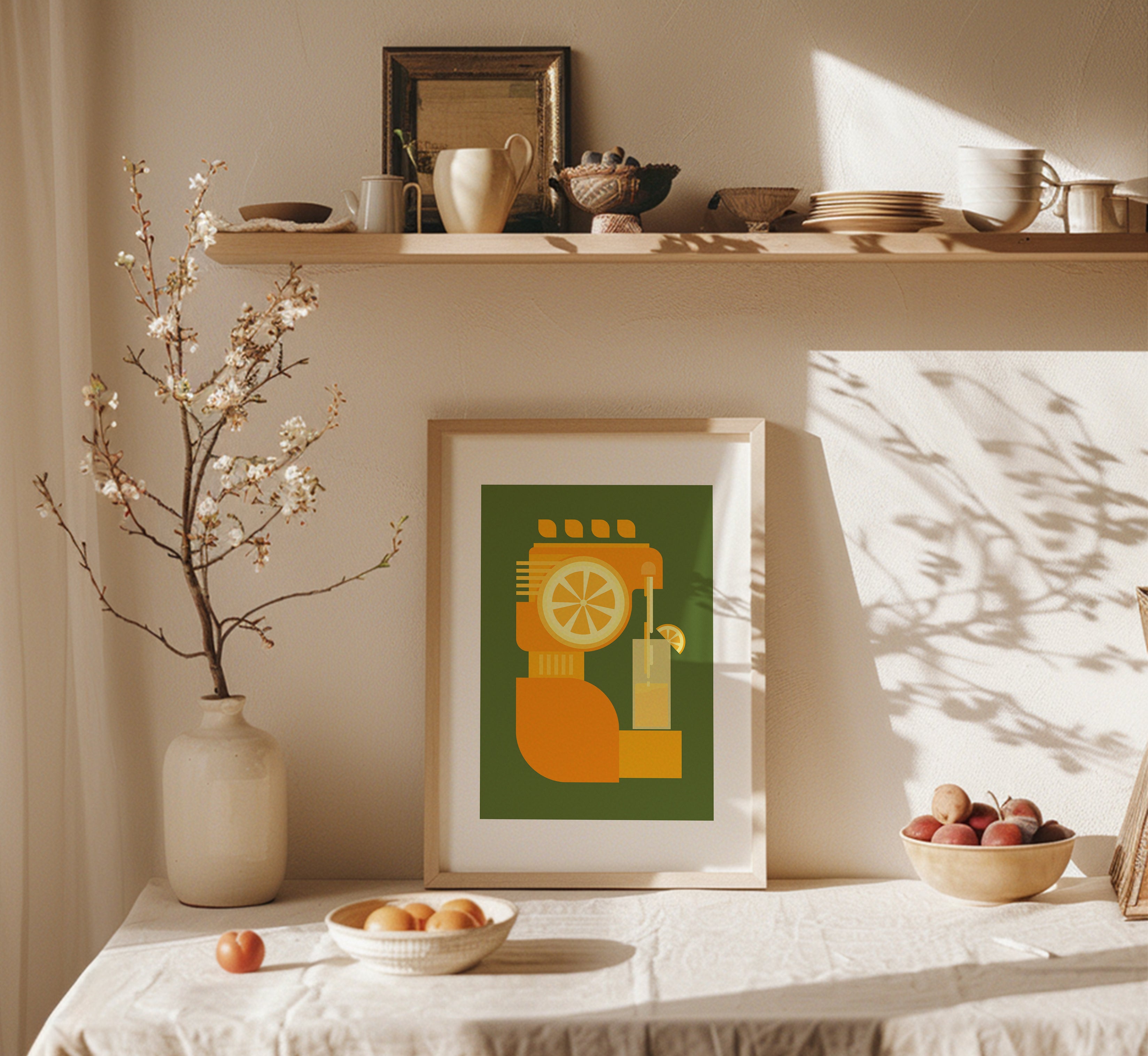 Orange Juice Maker Poster - HiPosterShop