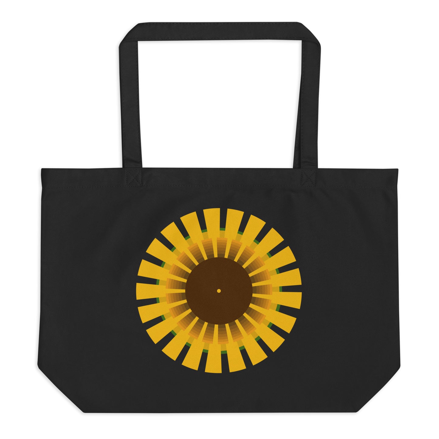 Sunflower Large organic tote bag