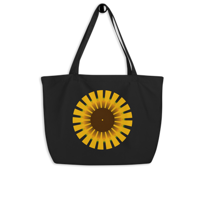 Sunflower Large organic tote bag