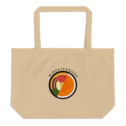 HiPosterShop Logo Large organic tote bag