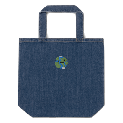 Happy Earth 2024 Organic denim tote bag