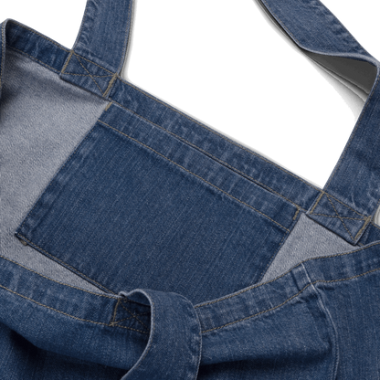 Happy Earth 2024 Organic denim tote bag