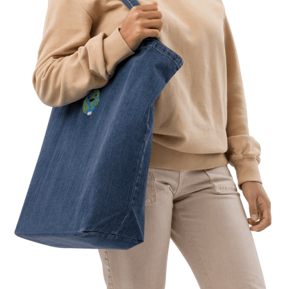 Happy Earth 2024 Organic denim tote bag