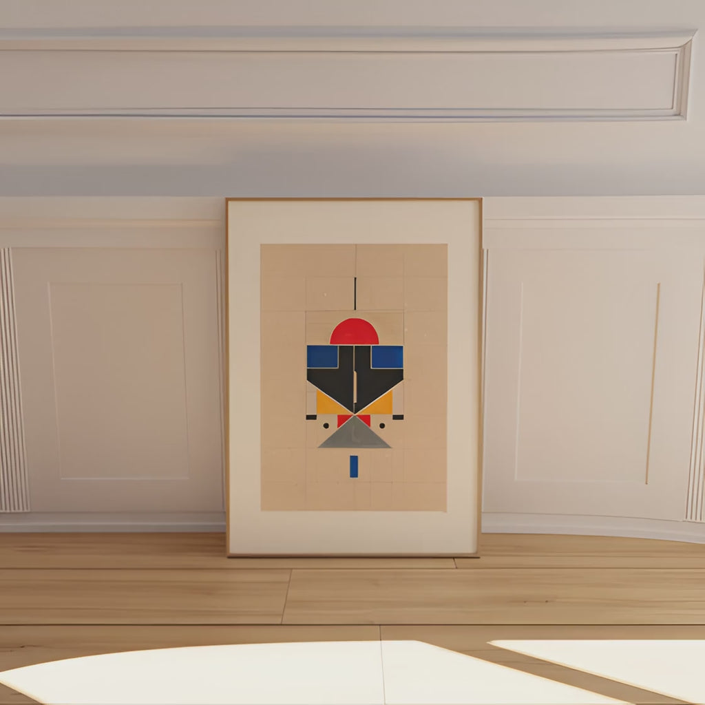 Color Block Totem Poster