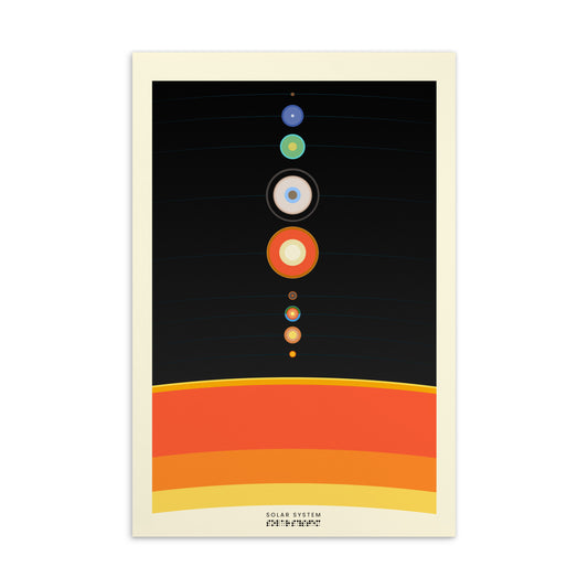 Solar System Standard Postcard