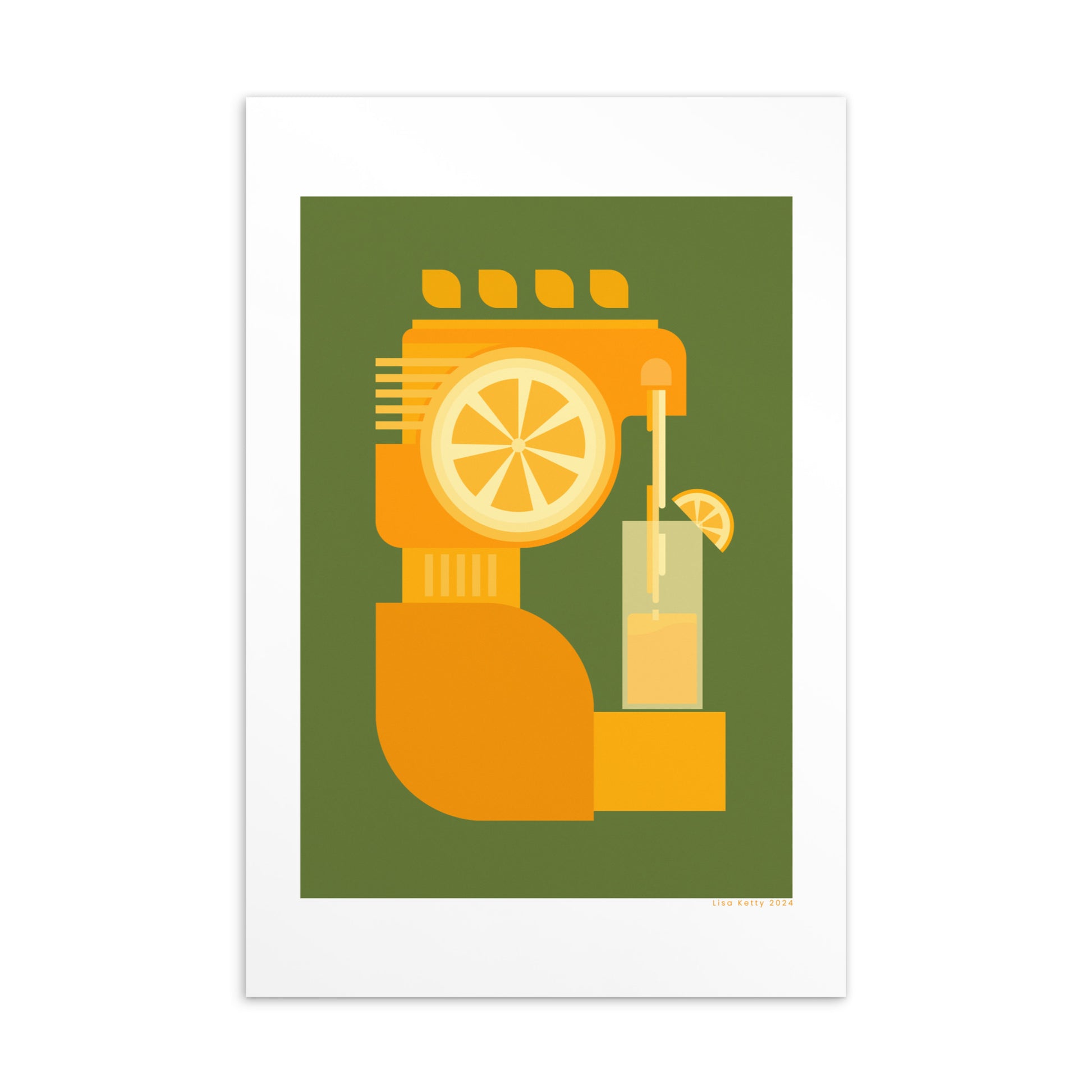 Orange Juice Maker Standard Postcard