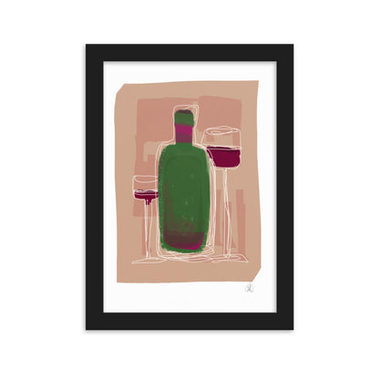 Wine Framed Poster