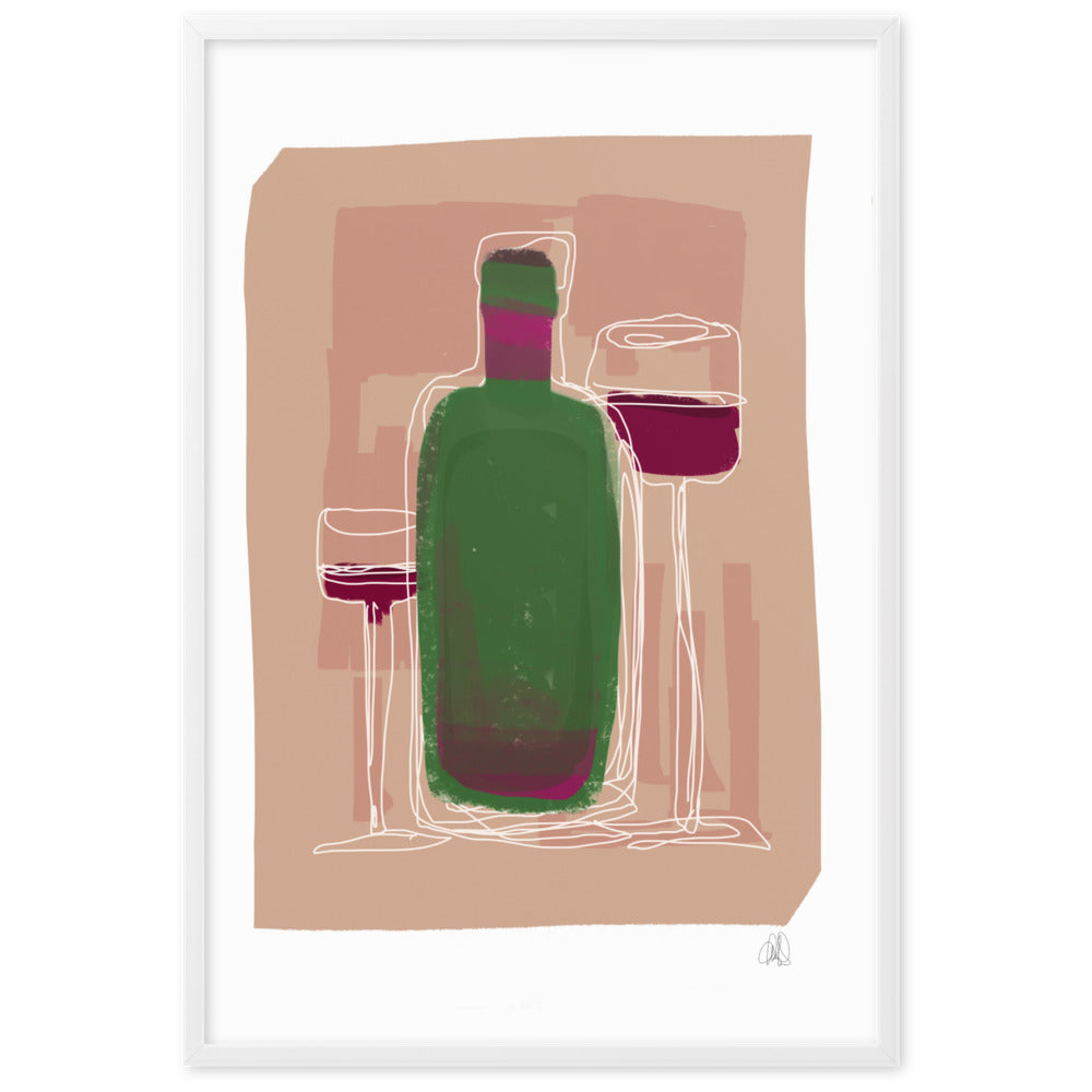 Wine Framed Poster - HiPosterShop