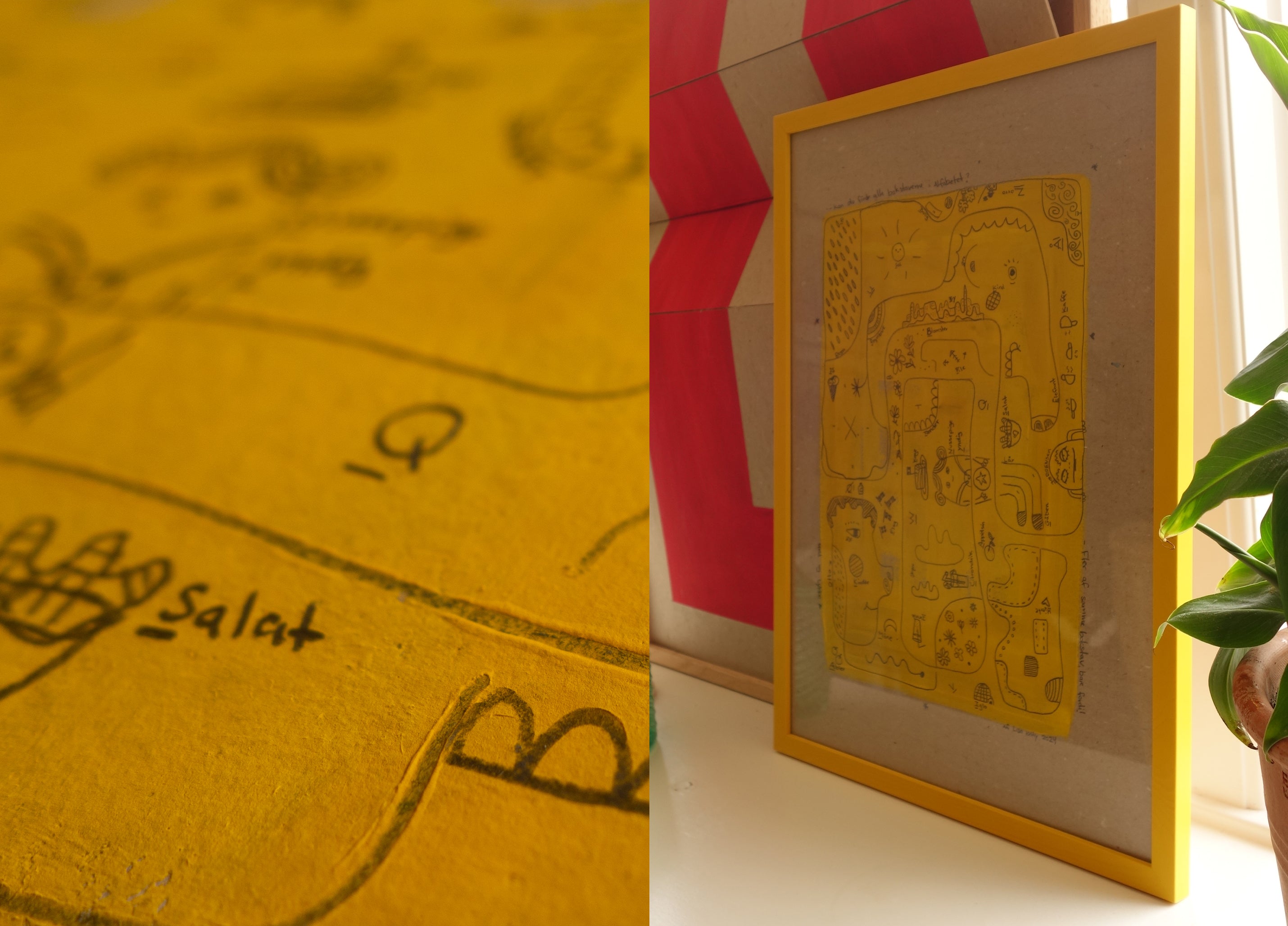 Creative cardboard art techniques example